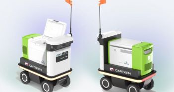 Autonome Kühlkette verbindet Labore und Gebäude bei minus (Foto: Cartken GmbH)