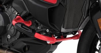 Neues Schutzkonzept für Ducati Multistrada V2 schützt Motor (Foto: Wunderlich GmbH)