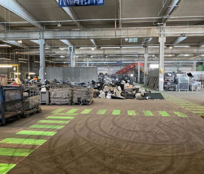 Leuchtende Zebrastreifen schaffen sichere Übergänge (Foto: Protech s.r.l.,)