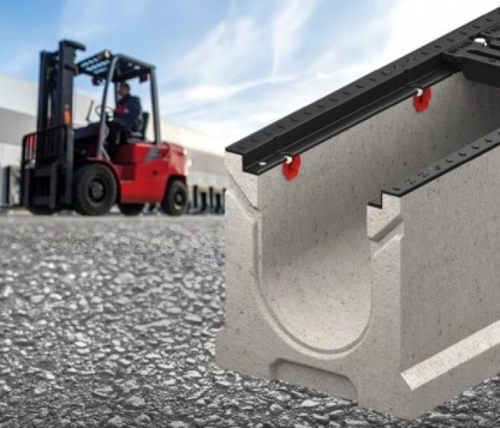 Die neue ACO PowerDrain Beton ist die sichere Entwässerungslösung (Foto: ACO GmbH)